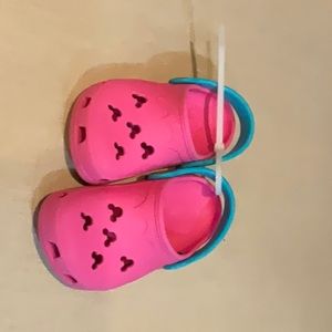 Kids pink Disney CROCS